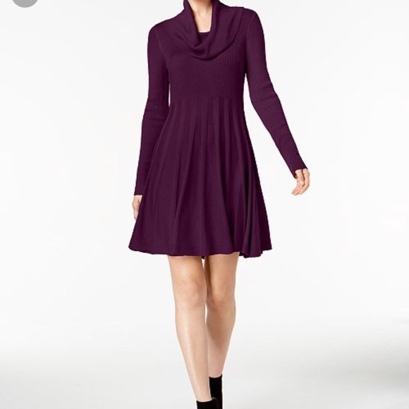 Calvin Klein Plum Sweater Dress - Fall ready 🍂🍁 - Picture 2 of 4